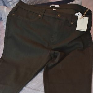 Dark olive dress pants